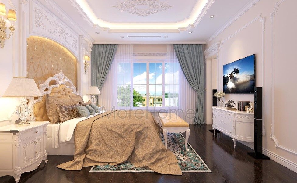 Thiết kế nội thất phòng ngủ biệt thự EuroLand